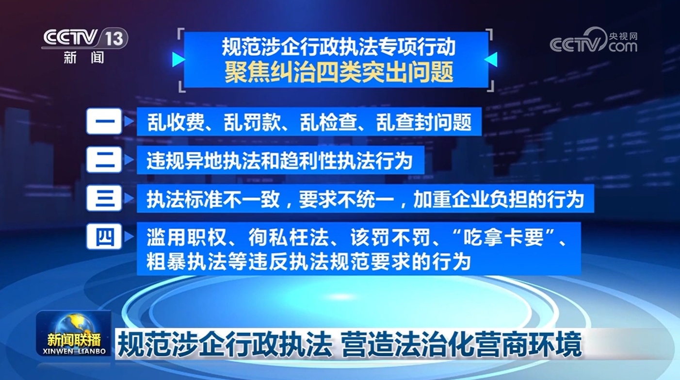 规范涉企行政执法 营造法治化营商环境