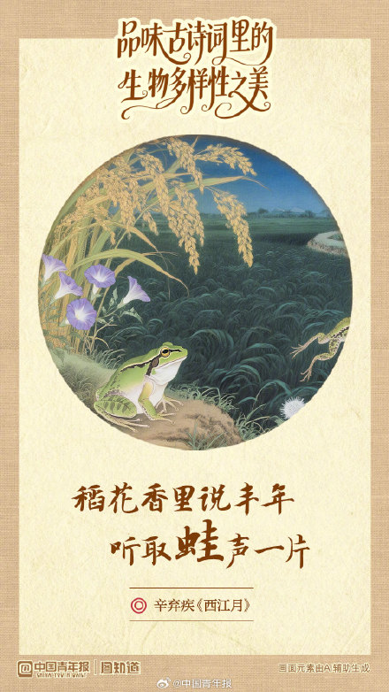 品味古诗词里的生物多样性之美