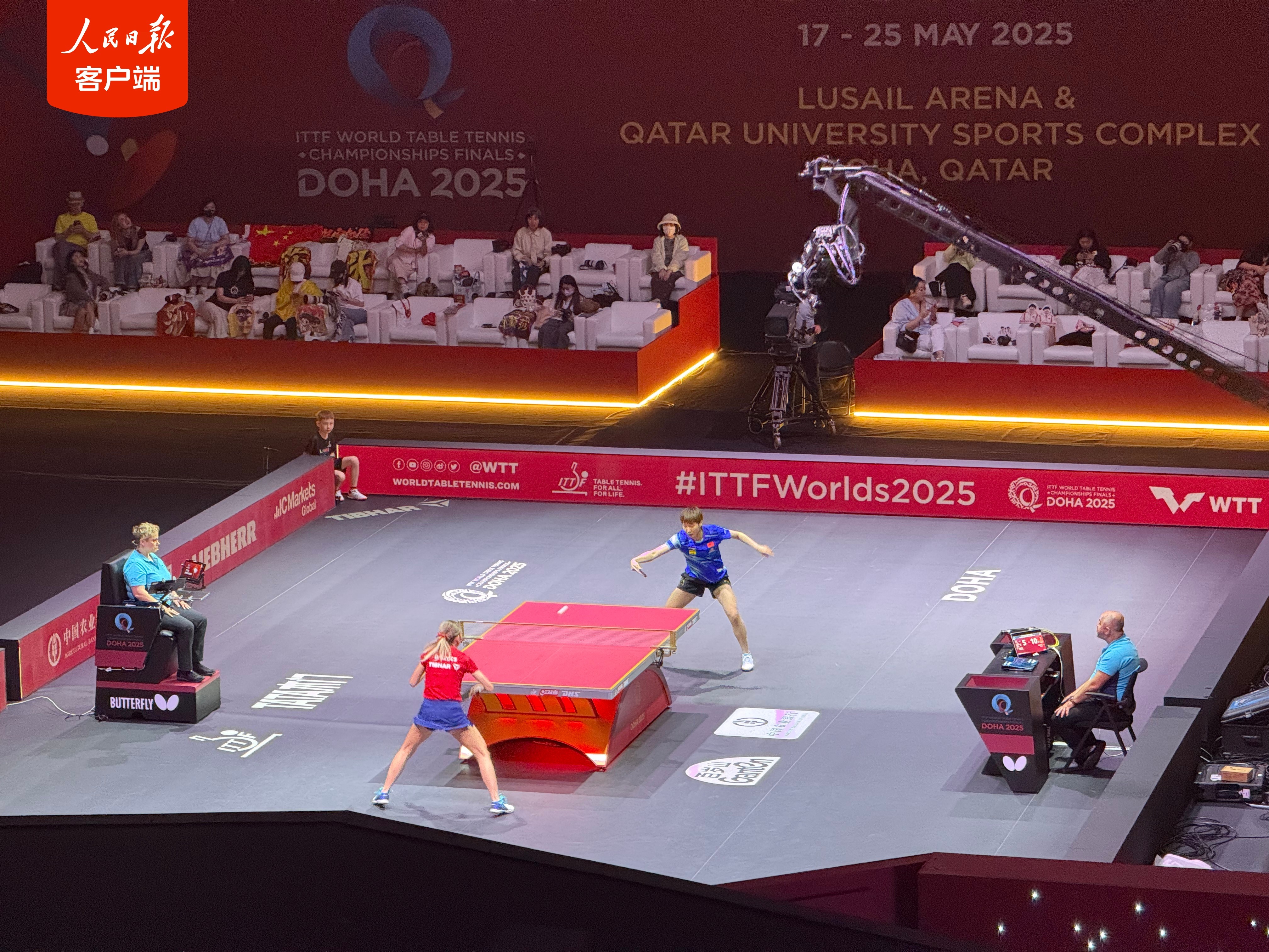 王曼昱晋级多哈世乒赛女单八强 王曼昱晋级多哈世乒赛女单八强