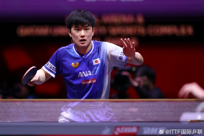 张本智和被淘汰，赛前曾称“目标只有金牌”