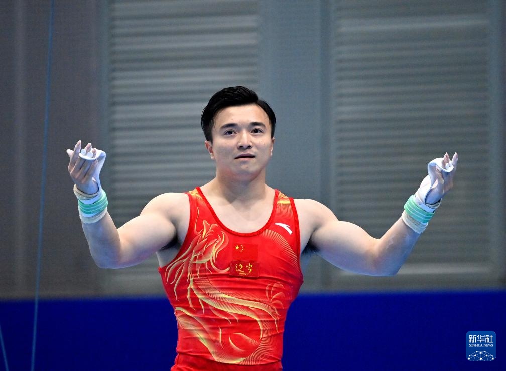 全国体操锦标赛:刘洋夺得男子吊环冠军 全国体操锦标赛:刘洋夺得男子吊环冠军