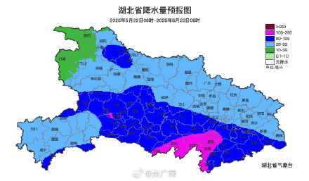 湖北迎本轮降雨最强时段