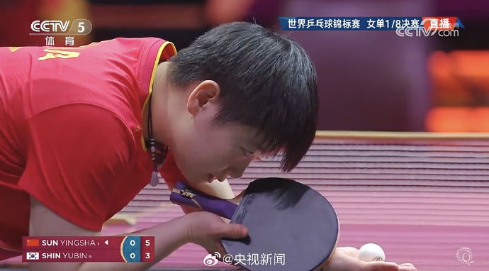 “莎头组合”逆转晋级混双四强 世乒赛第六天国乒战报→