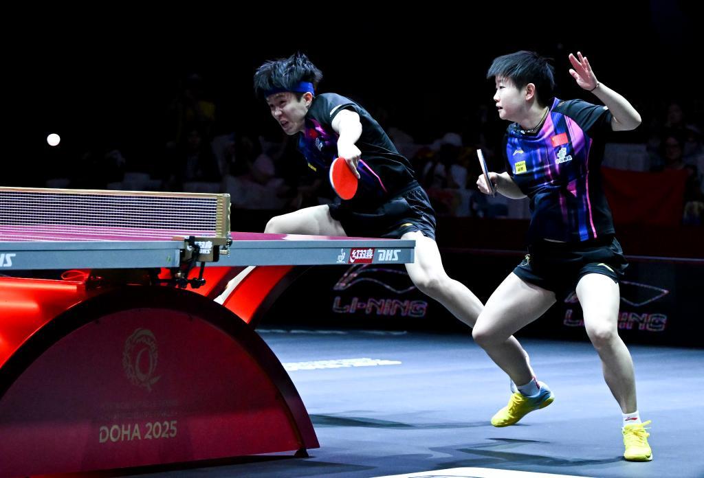 王楚钦/孙颖莎晋级世乒赛混双半决赛 王楚钦/孙颖莎晋级世乒赛混双半决赛