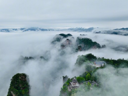 雨后张家界美成了仙境