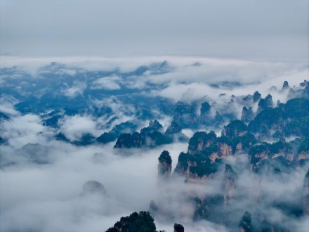 雨后张家界美成了仙境