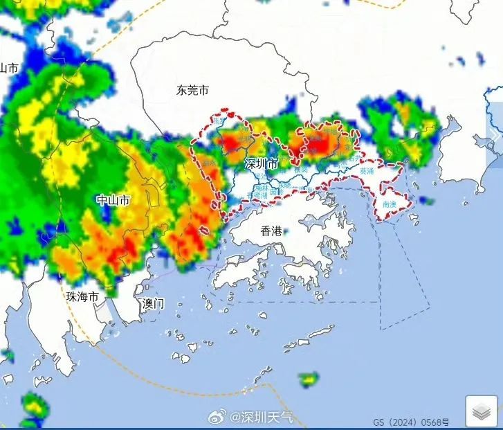 暴雨橙色预警+8级大风!深圳4预警生效! 暴雨橙色预警+8级大风!深圳4预警生效!