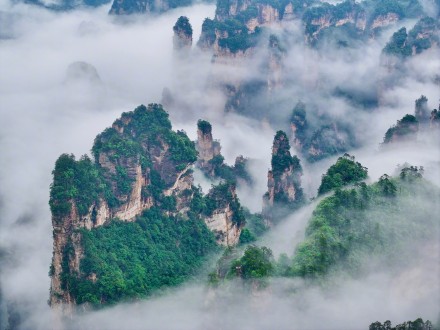 雨后张家界美成了仙境