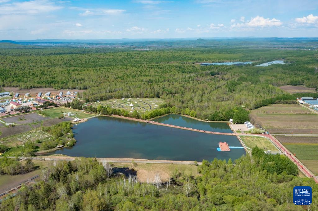 天空之眼瞰祖国丨“林都”伊春的初夏