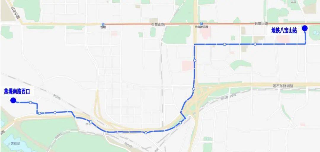 配合1号线支线建设，北京地铁八角游乐园站6月2日起封站