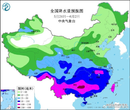 未来十天南方地区多降雨过程 下一轮大暴雨已在路上