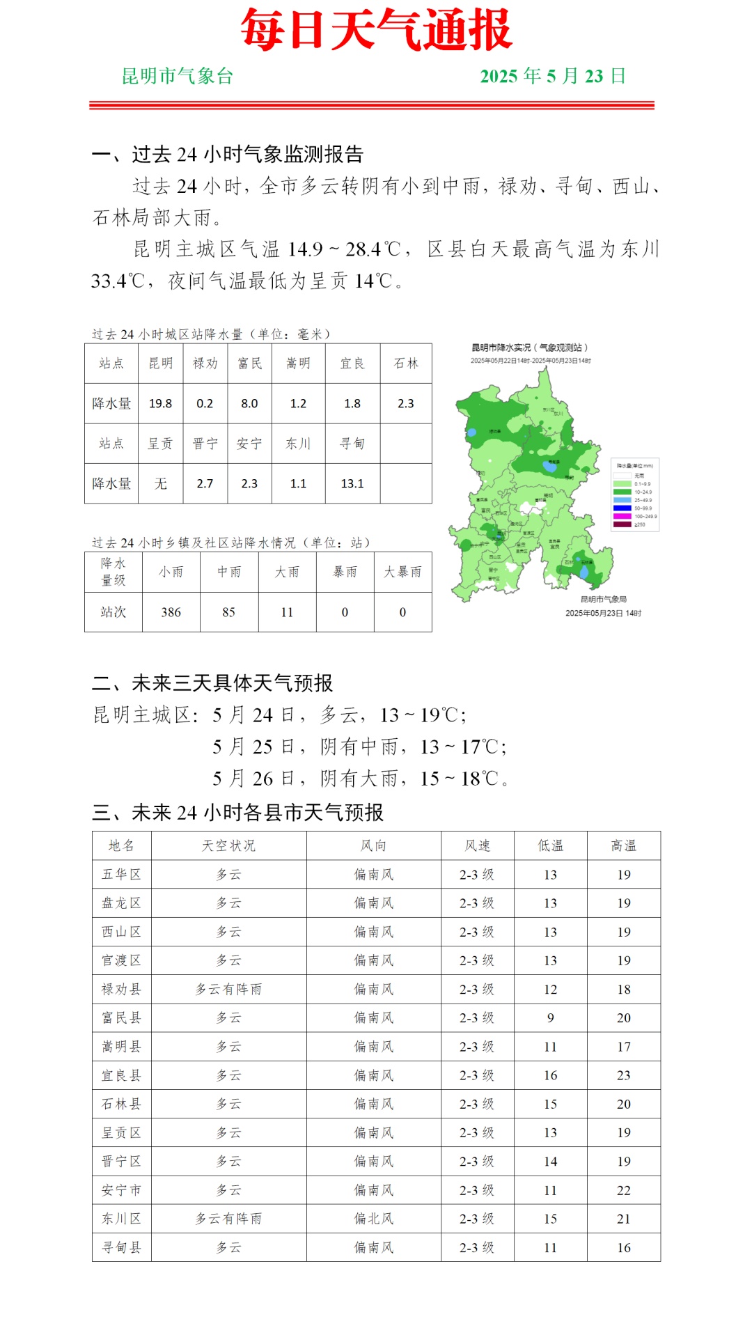 中到大雨局部暴雨、大暴雨!云南可能成为全国降雨最强区域! 中到大雨局部暴雨、大暴雨!云南可能成为全国降雨最强区域!