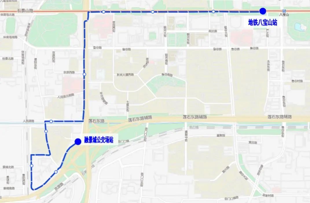 配合1号线支线建设，北京地铁八角游乐园站6月2日起封站