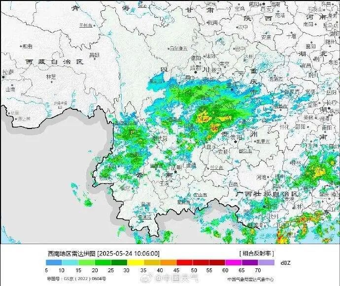 中到大雨局部暴雨、大暴雨！云南或成全国降雨最强区域！昆明发布重要天气预报！