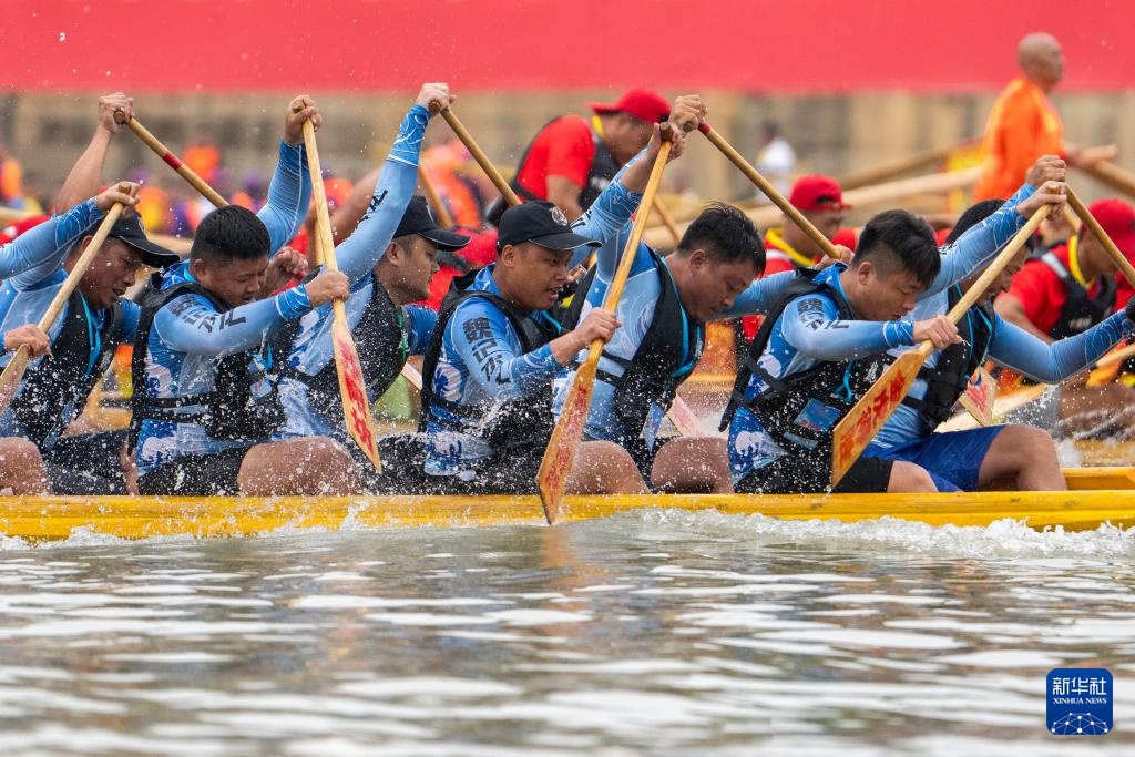 湖南道县:龙舟竞渡迎端午 湖南道县:龙舟竞渡迎端午