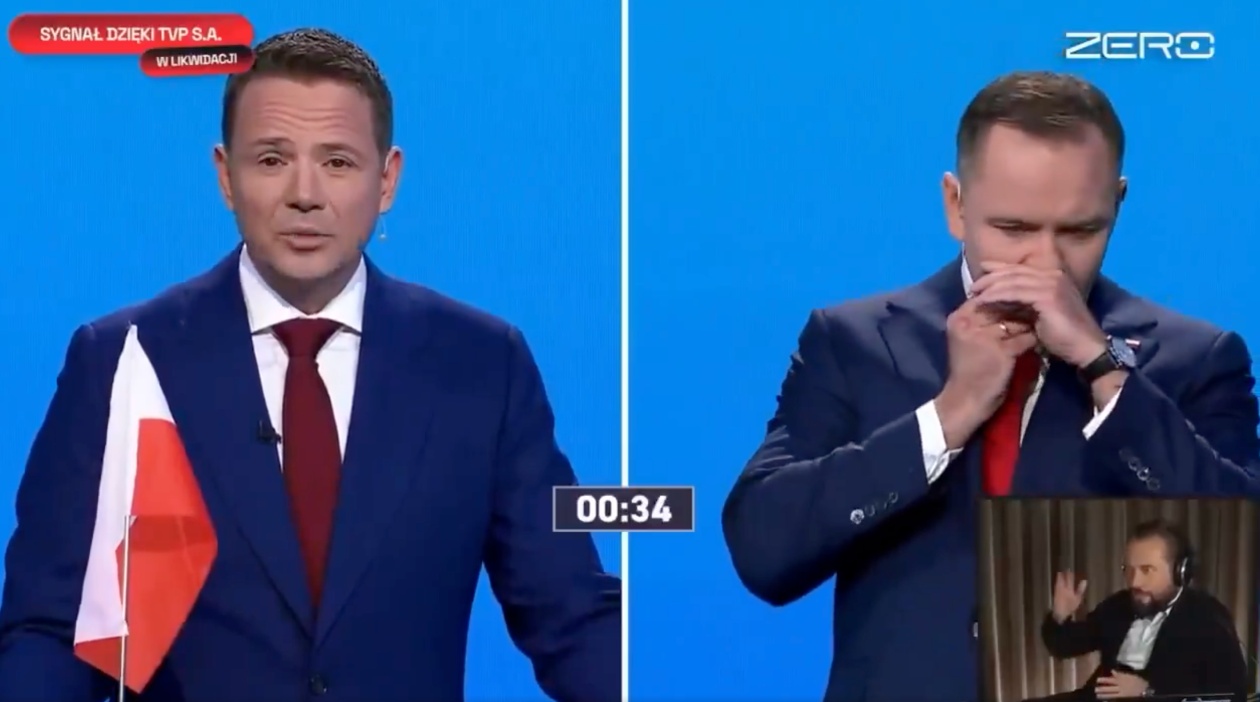 外媒:波兰总统候选人疑似在电视辩论上吸食“鼻烟”引争议,邀对手共同接受药物检测 外媒:波兰总统候选人疑似在电视辩论上吸食“鼻烟”引争议,邀对手共同接受药物检测