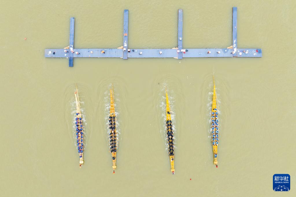 湖南道县:龙舟竞渡迎端午 湖南道县:龙舟竞渡迎端午