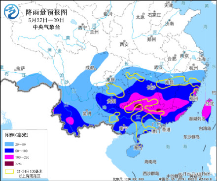今年以来南方最强降雨过程来袭 今年以来南方最强降雨过程来袭