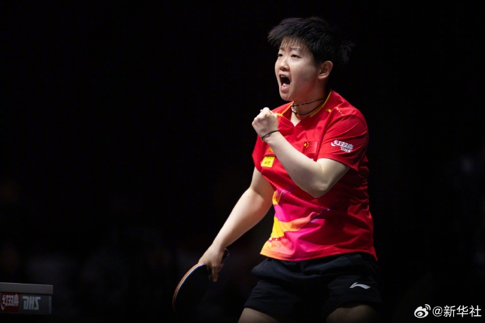 热搜爆了！孙颖莎4:3战胜王曼昱，夺得女单冠军