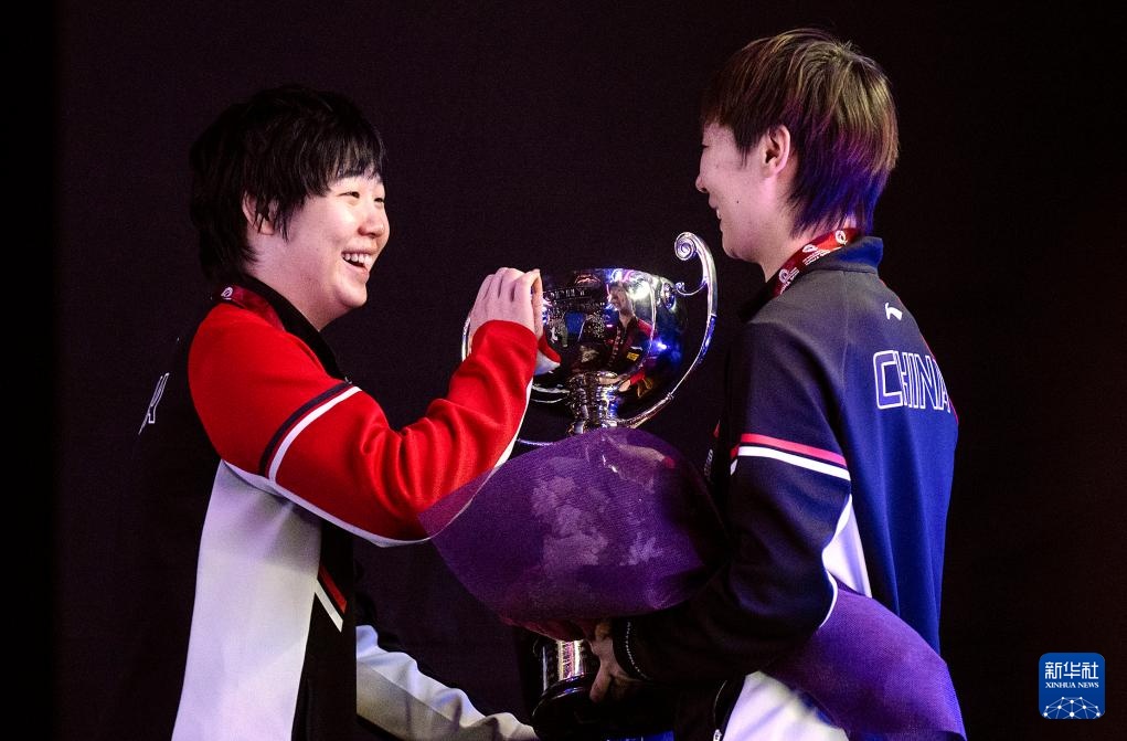 世乒赛:王曼昱/蒯曼夺得女双冠军 世乒赛:王曼昱/蒯曼夺得女双冠军