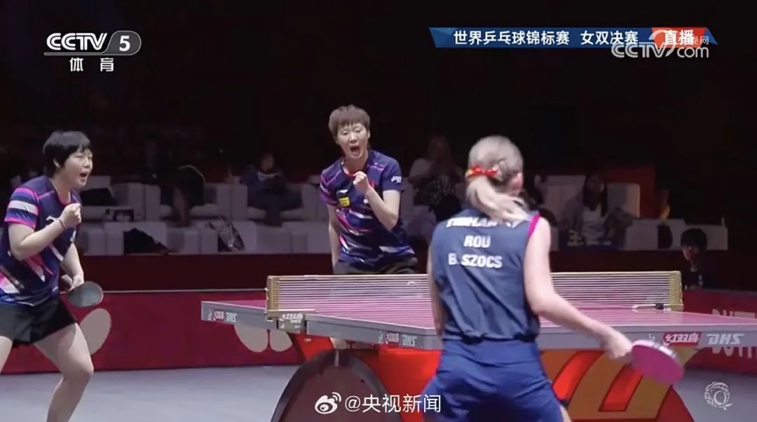 王曼昱/蒯曼夺得女双冠军!国乒收获世乒赛女双19连冠! 王曼昱/蒯曼夺得女双冠军!国乒收获世乒赛女双19连冠!