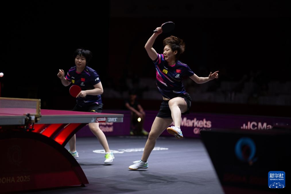 世乒赛:王曼昱/蒯曼夺得女双冠军 世乒赛:王曼昱/蒯曼夺得女双冠军