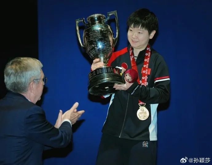 孙颖莎发文回应双冠:每一拍都要全力以赴,继续为国而战 孙颖莎发文回应双冠:每一拍都要全力以赴,继续为国而战