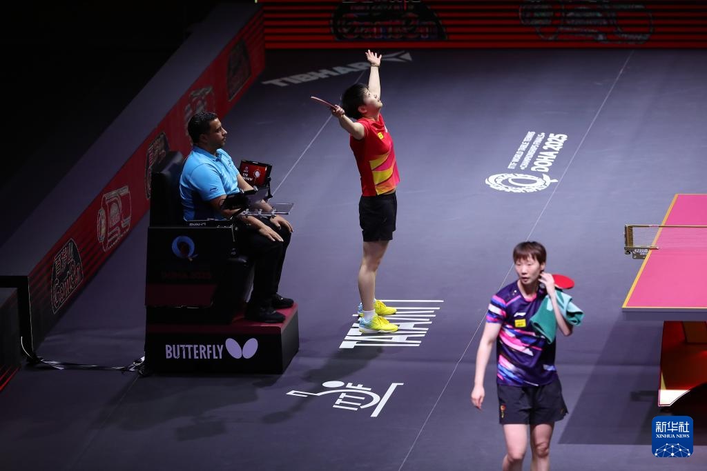 世乒赛：孙颖莎夺得女单冠军