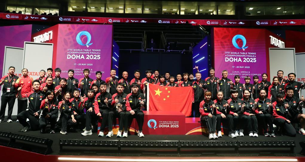 世乒赛综合:中国队四金收官 王楚钦、孙颖莎双线登顶 世乒赛综合:中国队四金收官 王楚钦、孙颖莎双线登顶