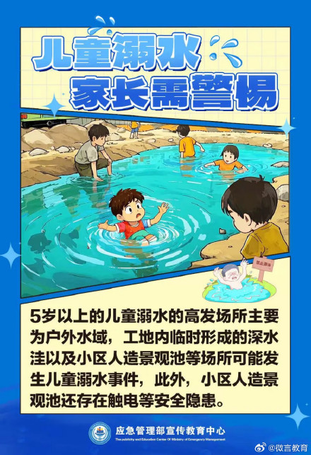 溺水高发期，请注意涉水安全