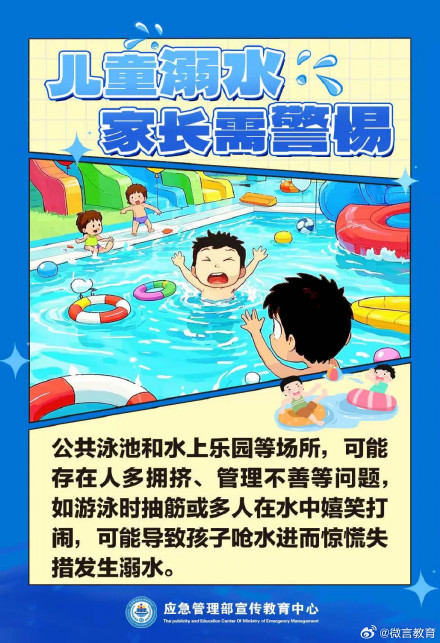 溺水高发期，请注意涉水安全