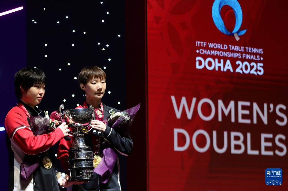 世乒赛:王曼昱/蒯曼夺得女双冠军 世乒赛:王曼昱/蒯曼夺得女双冠军