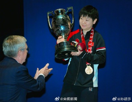 孙颖莎说要继续为国而战为热爱而战 孙颖莎说要继续为国而战为热爱而战