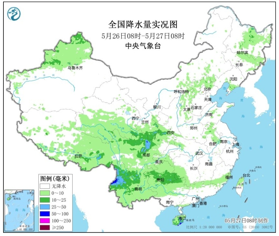 暴雨蓝色预警!贵州至江南华南等地强降雨过程开启 暴雨蓝色预警!贵州至江南华南等地强降雨过程开启