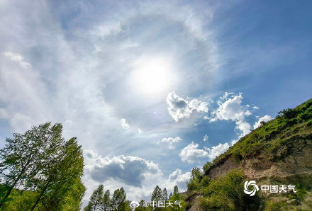 青海西宁太阳带光环 青海西宁太阳带光环