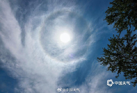 青海西宁太阳带光环 青海西宁太阳带光环