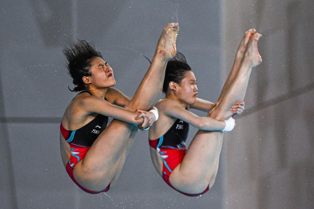 全国跳水冠军赛:女子双人10米台决赛赛况 全国跳水冠军赛:女子双人10米台决赛赛况