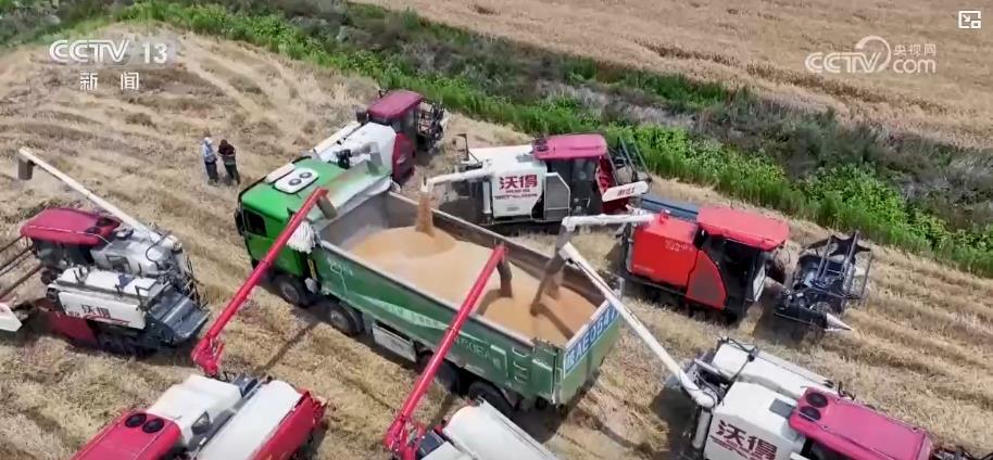 夏收“新图景”：智能化农机助力颗粒归仓