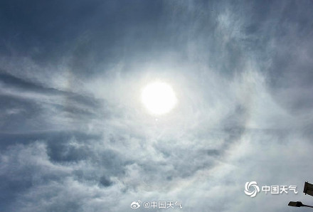 青海西宁太阳带光环 青海西宁太阳带光环