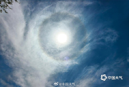 青海西宁太阳带光环 青海西宁太阳带光环