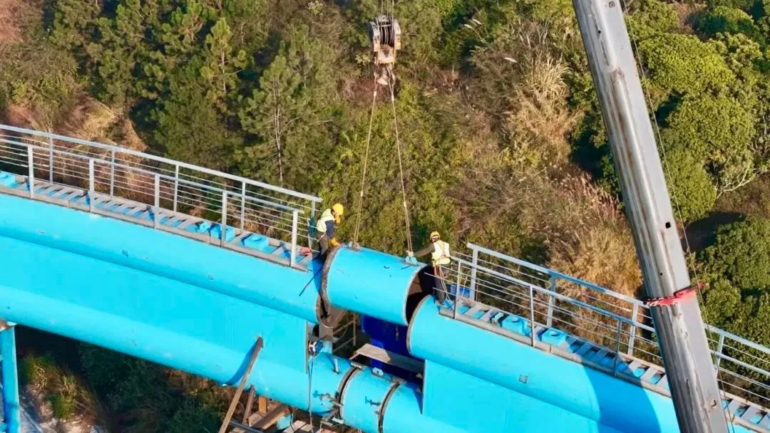 南珠高铁建设有新进展!广西这座特大桥系杆拱主体完工 南珠高铁建设有新进展!广西这座特大桥系杆拱主体完工