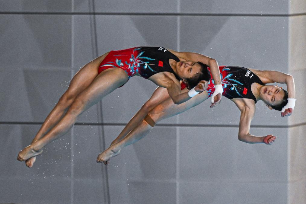 全国跳水冠军赛:女子双人10米台决赛赛况 全国跳水冠军赛:女子双人10米台决赛赛况