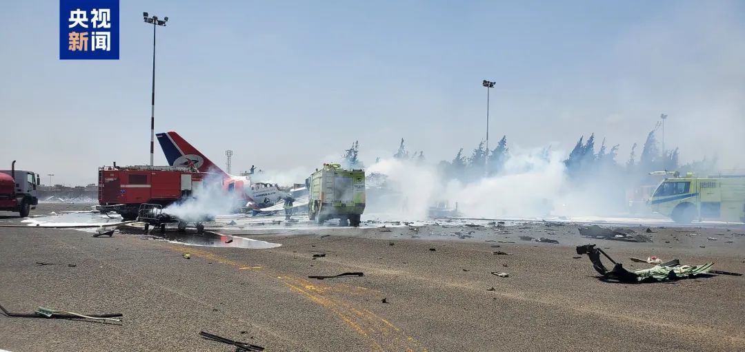 以军对也门发动空袭，炸毁唯一一架仍在胡塞武装控制下，可以运行的民航客机