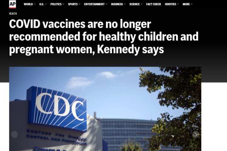 “不再建议孕妇儿童打新冠疫苗” 美卫生部长决定引争议