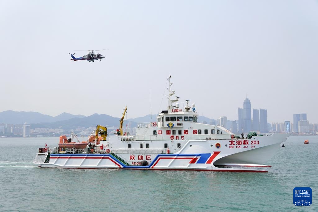 2025年度救捞系统海上救助暨防汛排险综合演训在烟台举行 2025年度救捞系统海上救助暨防汛排险综合演训在烟台举行