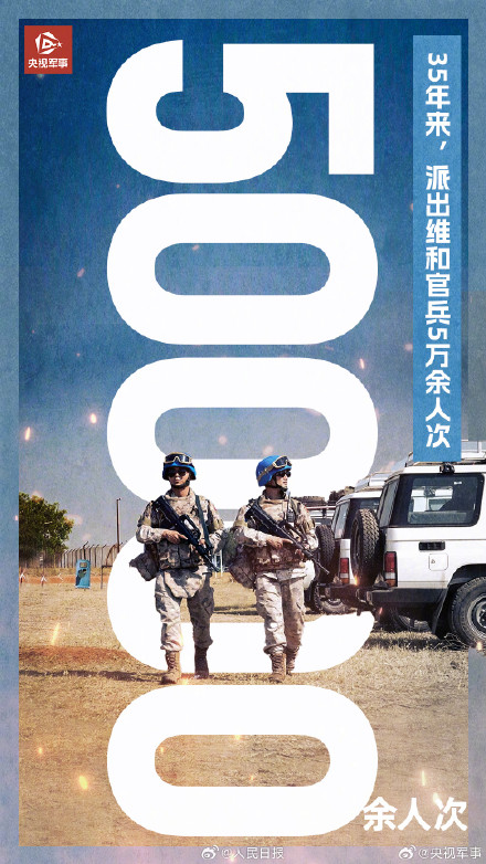 今天，致敬中国蓝盔！