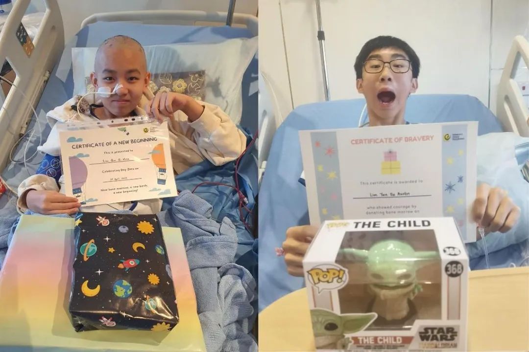 新加坡13岁妹妹白血病复发，15岁哥哥捐骨髓相救