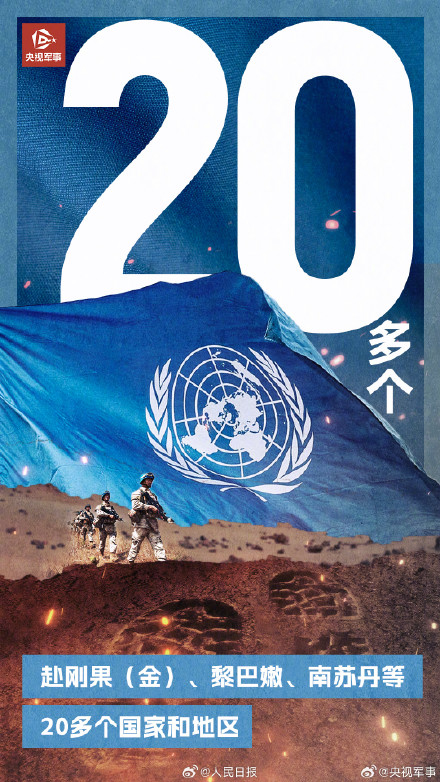 今天，致敬中国蓝盔！