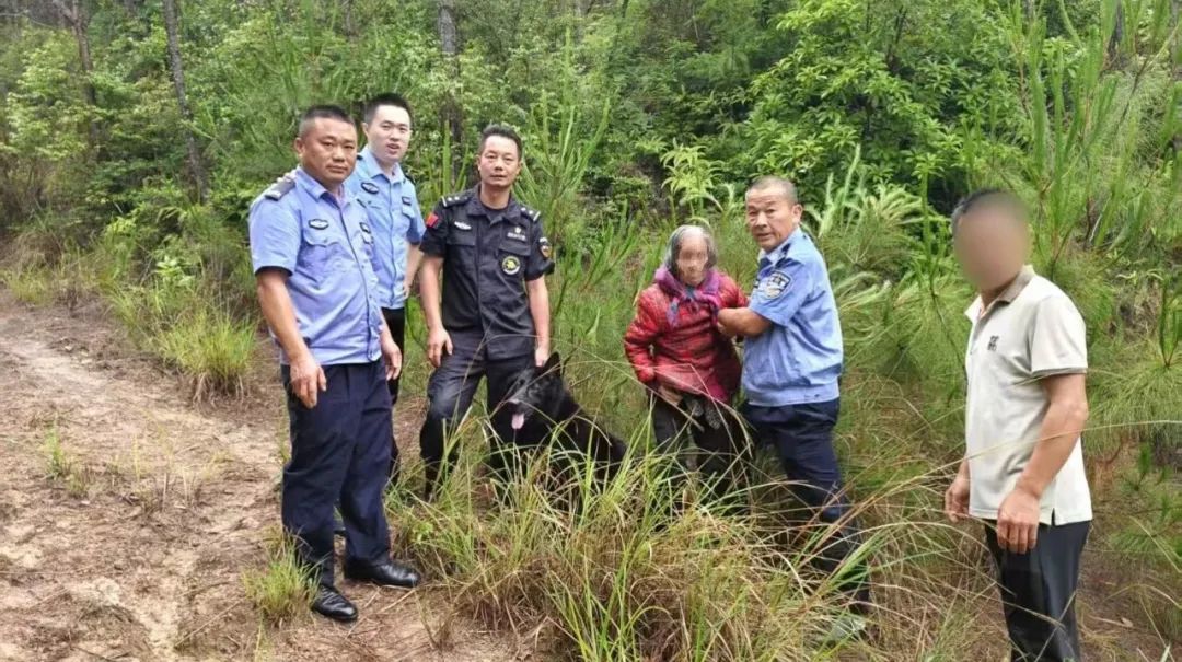 警犬显神通,四小时找回九旬老人 警犬显神通,四小时找回九旬老人