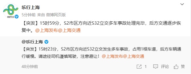 出城高峰来了！上海部分高速路已现通行缓慢，7成车流往这个方向…52万人坐火车离沪